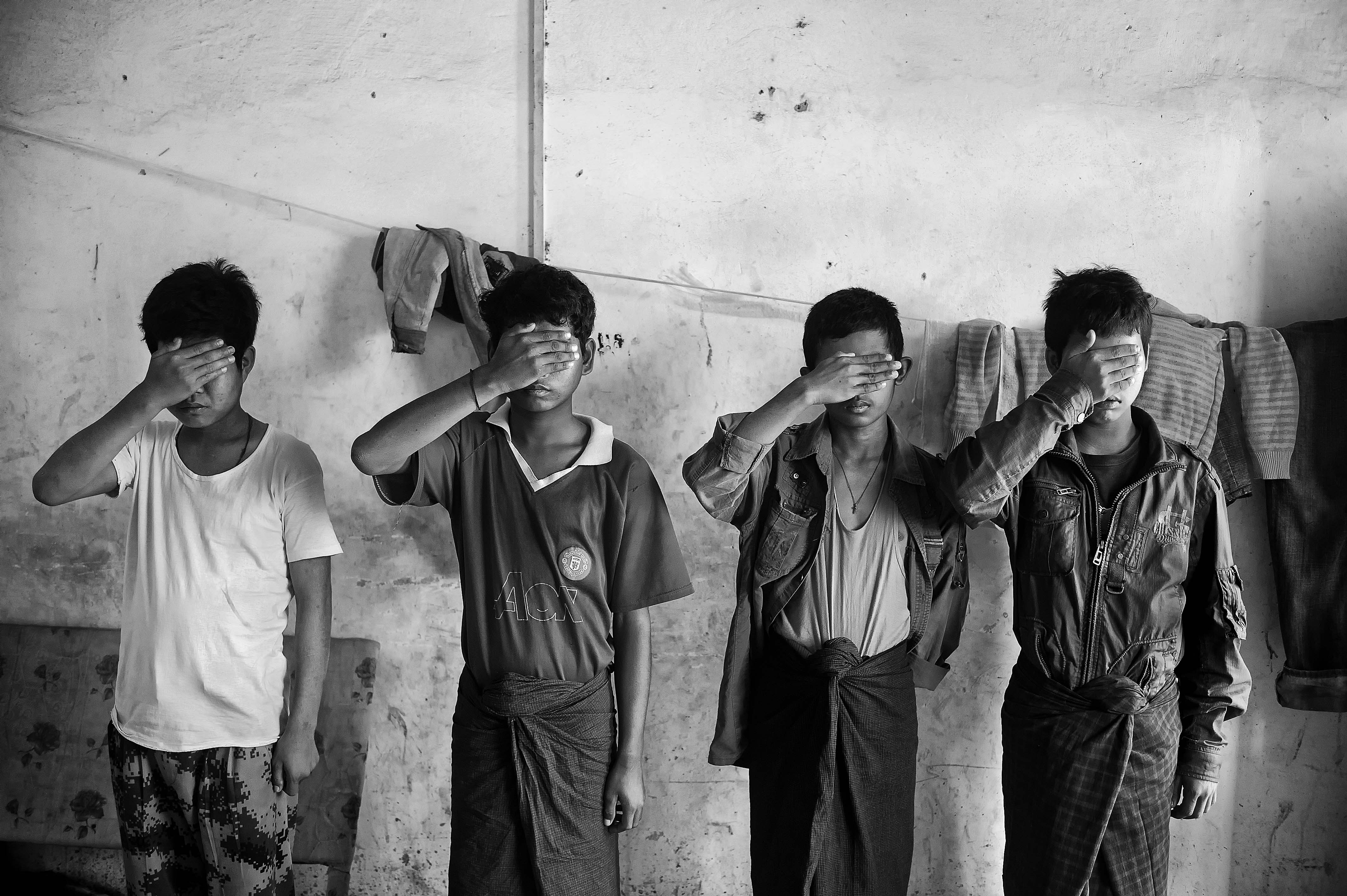 Child soldiers that deserted from the Burma Army are held in Laiza, headquarters of the Kachin Independence Army (KIA) located near the China border. The KIA has been fighting with the government since its seventeen-year ceasefire unraveled in 2011 the same year reforms were introduced.